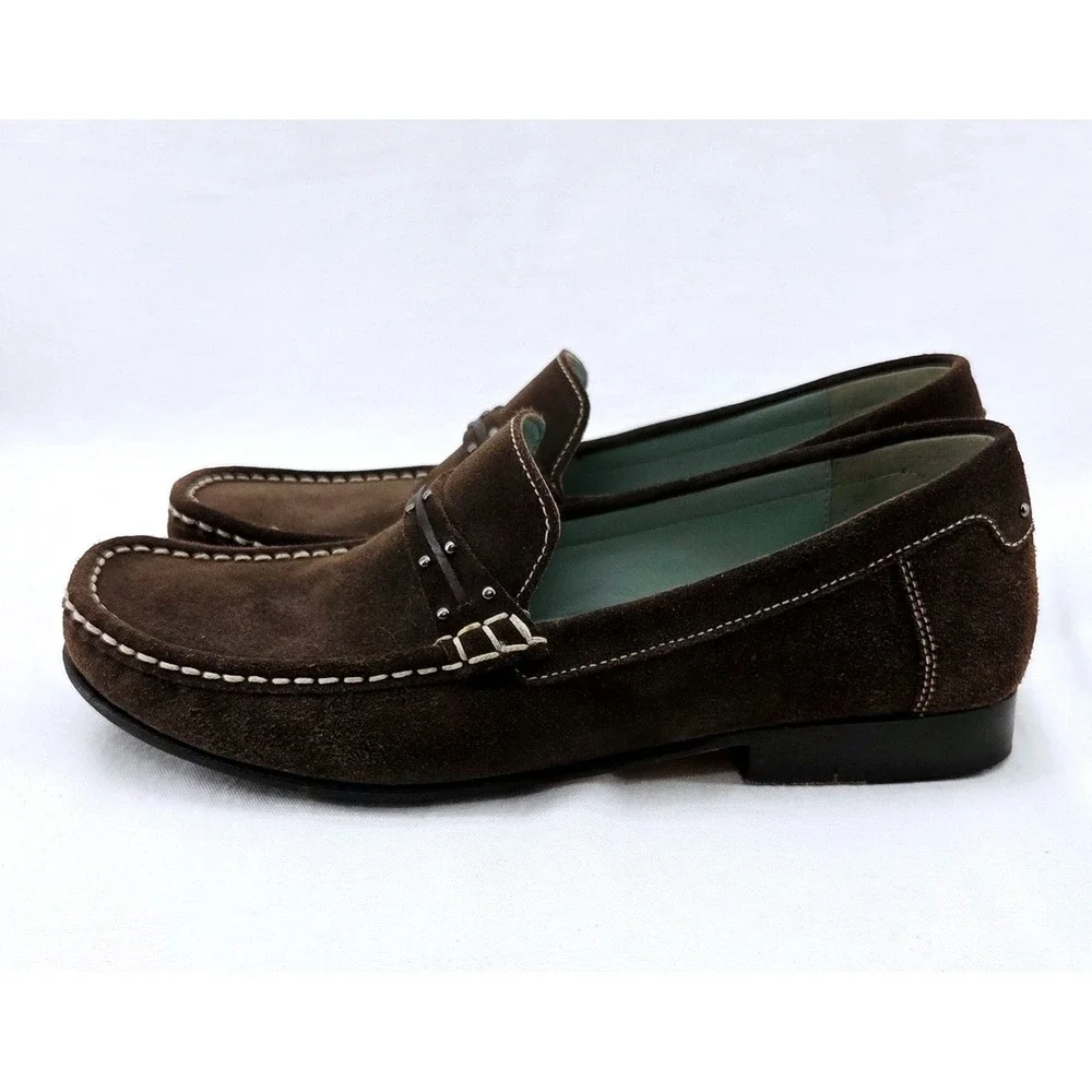 Cole Haan Dark Brown Slip On Loafers - Size 8